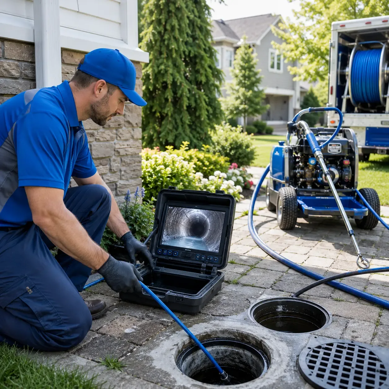 Outdoor drain cleaning professionals serving Ellsworth, PA